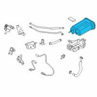 OEM 2016 Kia Soul Canister Assembly Diagram - 31410B2500