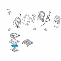 OEM Hyundai Santa Fe Heater-Front Seat Cushion Diagram - 88170-S2000