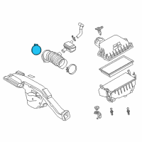 OEM Lexus ES300h Clamp(For Air Cleaner Hose, NO.1) Diagram - 17891-31010