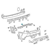 OEM 2020 Toyota GR Supra Reflector Diagram - 81750-WAA01