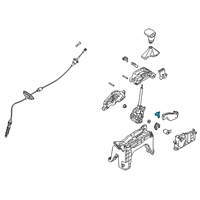 OEM Kia Niro Switch Assembly-P Position Diagram - 46760D4100