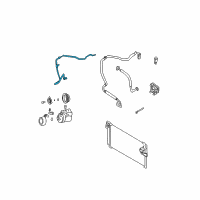 OEM 2003 Hyundai Santa Fe Tube-Liquid Diagram - 97768-26001