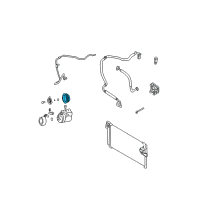 OEM 2003 Hyundai Santa Fe PULLEY Assembly-Air Conditioning Compressor Diagram - 97643-3A570