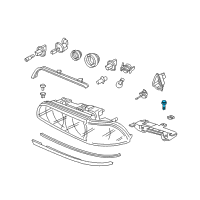 OEM 2010 BMW 528i xDrive Hex Head Screw Diagram - 07-11-9-905-807
