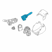 OEM 2017 Lexus ES300h Switch, Windshield WIPER Diagram - 84652-06390