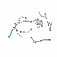 OEM 2008 Acura RDX Hose (235MM) (ATF) Diagram - 25211-RWC-007