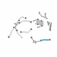 OEM Acura RL Hose (185MM) (ATF) Diagram - 25215-RJA-007