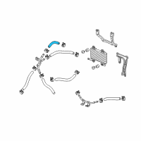 OEM 2009 Acura RDX Hose (150MM) (ATF) Diagram - 25211-RPC-003