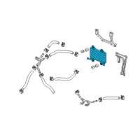 OEM Acura RDX Cooler (Atf) Diagram - 25510-RWC-003