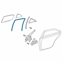 OEM Toyota Camry Run Channel Diagram - 68142-06080