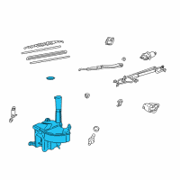 OEM Lexus LS430 Jar, Washer, A Diagram - 85315-50150