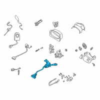 OEM 2001 Buick LeSabre Switch Asm, Turn Signal & Headlamp Dimmer Switch & Windshield Wiper & Windshield Washer (W/ Lever) Diagram - 26057323