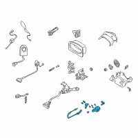 OEM 2002 Chevrolet Venture Shift Plate Diagram - 15884352