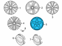 OEM Lexus NX250 WHEEL, TEMPORARY SPA Diagram - 4261B-78010