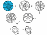 OEM 2022 Lexus NX350 WHEEL, DISC Diagram - 42611-78170