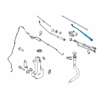 OEM Ford Transit-250 Wiper Arm Diagram - BK3Z-17526-A