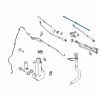 OEM 2021 Ford Transit-350 Wiper Blade Diagram - EK4Z-17528-AA