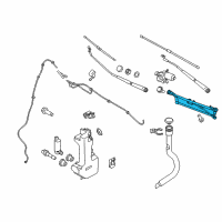 OEM 2017 Ford Transit-350 Wiper Linkage Diagram - CK4Z-17566-B