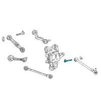 OEM Toyota Mirai Lateral Arm Adjust Bolt Diagram - 48409-11040