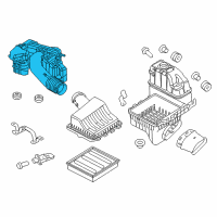 OEM Ford F-350 Super Duty Air Duct Diagram - CC3Z-9B659-A