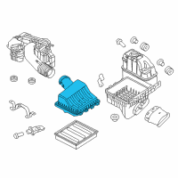 OEM Ford F-350 Super Duty Upper Cover Diagram - AL3Z-9661-B