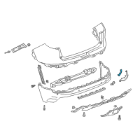 OEM 2022 GMC Terrain Reflector Diagram - 84225882