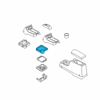 OEM 1998 Nissan Frontier Boot-Console Diagram - 96935-3S500