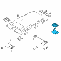 OEM 2017 Infiniti QX80 Lamp Assy-Luggage Lamp Diagram - 26410-5ZT0D