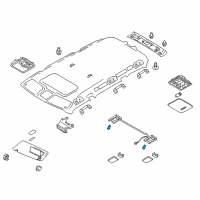 OEM 2021 Infiniti QX80 Bulb Diagram - 26282-6JD0A