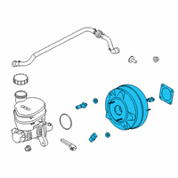 OEM Ford Mustang Power Booster Diagram - KR3Z-2005-A