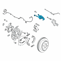 OEM 2019 Ford F-150 Caliper Diagram - FL3Z-2552-C