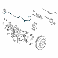 OEM 2018 Ford F-150 Rear Speed Sensor Diagram - FL3Z-2C190-A