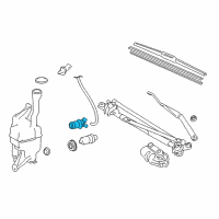 OEM 2017 Lexus GS F Motor & Pump Assembly, F Diagram - 85330-06070