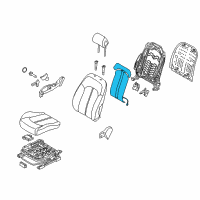 OEM Hyundai Sonata Heater-Front Seat Back Driver Diagram - 88391-C2020