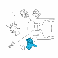 OEM 2002 Chrysler Sebring Bracket-Transmission Mount Diagram - MR272217