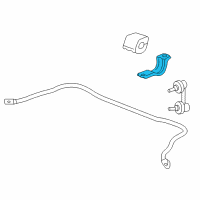 OEM 2011 Honda Civic Holder, Front Stabilizer Diagram - 51308-SNA-A01