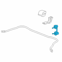 OEM 2008 Honda Civic Link, Right Front Stabilizer Diagram - 51320-SNA-A02