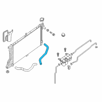 OEM Nissan Titan XD Hose-Radiator, Upper Diagram - 21501-EZ30B