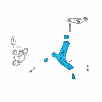 OEM 2014 Kia Forte5 Arm Complete-Fr LWR Diagram - 54501A7100