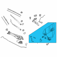 OEM 2019 Kia Stinger Reservoir & Pump Assembly Diagram - 98610J5000