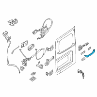 OEM 2012 Nissan NV2500 Exterior Door Handle Diagram - 82640-1PA0A