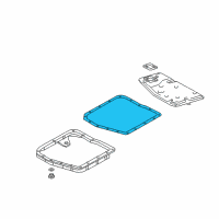 OEM 1997 Lexus ES300 Transaxle Oil Pan Gasket Diagram - 35168-33031