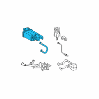 OEM 2010 Toyota Camry Vapor Canister Diagram - 77740-33170