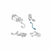 OEM 2010 Toyota Camry Oxygen Sensor Diagram - 89465-06150