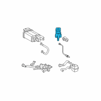 OEM 2009 Toyota Camry Vacuum Regulator Diagram - 25860-0H080