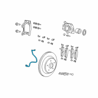 OEM Jeep Wrangler JK Hose-Brake Diagram - 68171955AE