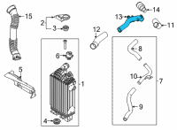 OEM Kia Sorento Pipe-INTERCOOLER INL Diagram - 282522M300