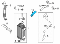 OEM Hyundai Tucson HOSE-INLET Diagram - 28253-2M410