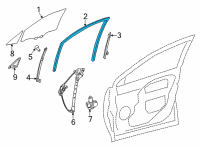 OEM 2022 Toyota Corolla Cross Run Channel Diagram - 68141-0A060