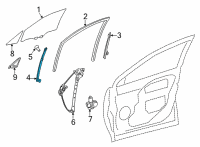 OEM Toyota Corolla Cross Guide Channel Diagram - 67401-0A050